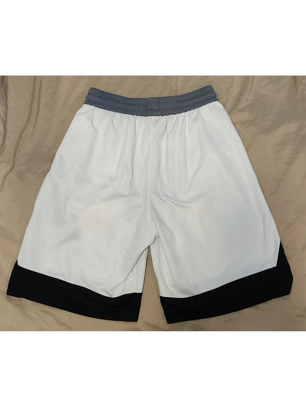 Nike Dri-FIT Basketball Athletic Shorts White Black Men's M Medium AQ7409-100